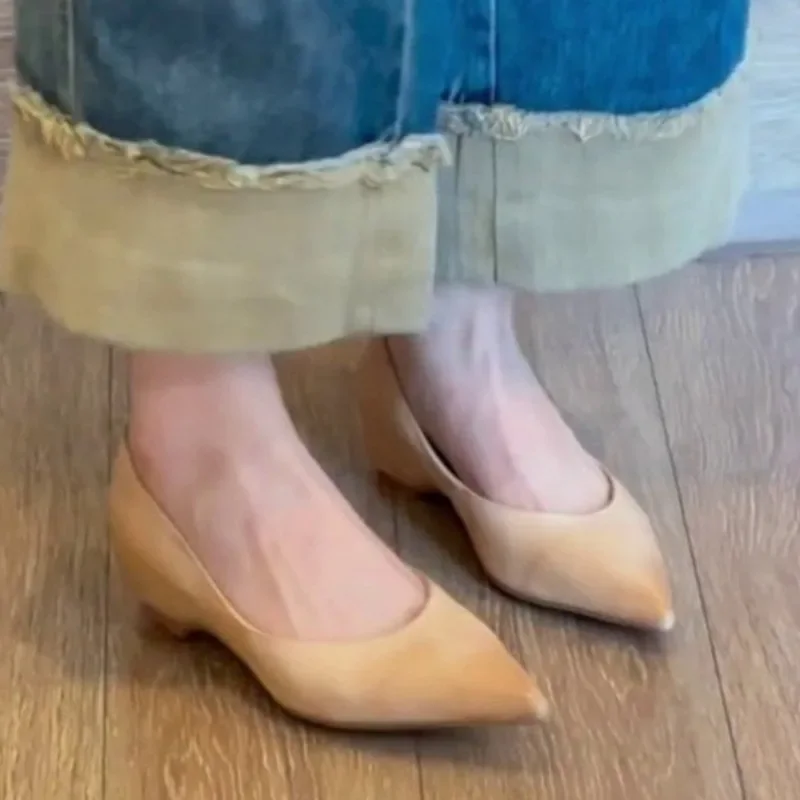 

Designer 2025 Summer New Women Pointed Toe Shoes Sexy Heeled Sandals Party Brand Woman Dress Shallow Loafers Mujer Sandalias