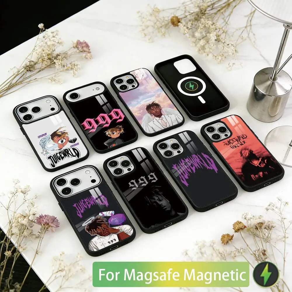 

Rapper999 J-Juice W-WRLD Phone Case For iPhone17,16,15,14,13,12,11 Plus,Pro Magnetic with Magsafe Wireless Charging