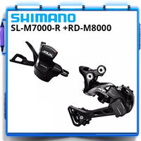 SHIMANO SLX M7000 XT M8000 DEORE M5100 M5120 11 Speed MTB Bicycle Bike Speed Trigger Shifter + Rear Derailleur SGS SL+RD