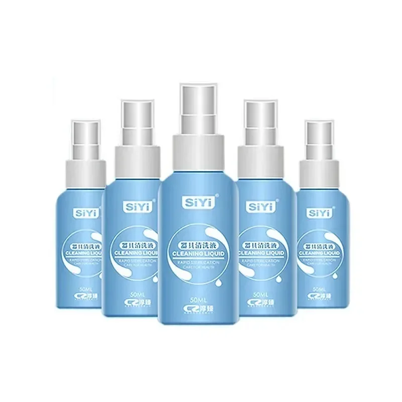 50ml Antibacterial Toy Cleaner Disinfection Liquid for Sex Vibrator Body Safe Cleaning Spray Bottle Sex Products Sterilization