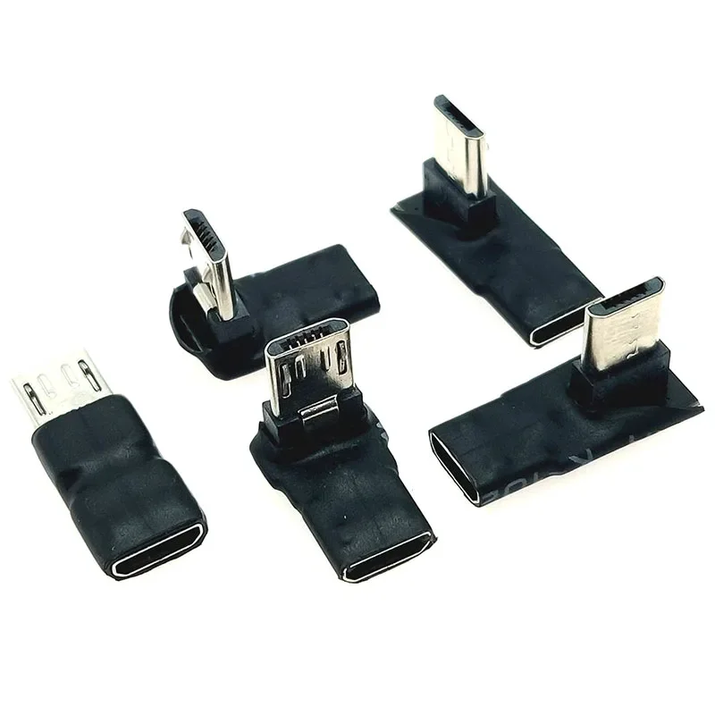 1PC Micro USB Extension Cable Super Speed Android elbow extension Male to Female Data Sync USB 2.0 Extender Cord Extension Cable