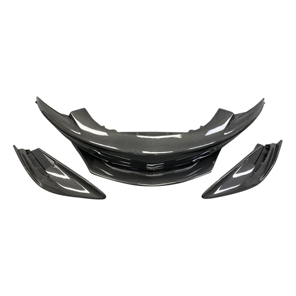 

High Gloss 600LT Style Great Real Carbon Fiber Front Splitter Lip Car Front Splitters Lip for McLaren 540C 570S 570GT