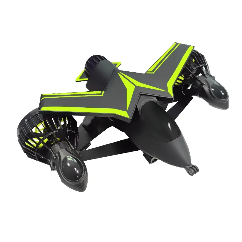 1000W Electric Underwater Sea Scooter for Swim Pool Diving Snorkeling 1-hour Run Time with 30M Depth Motor Propeller