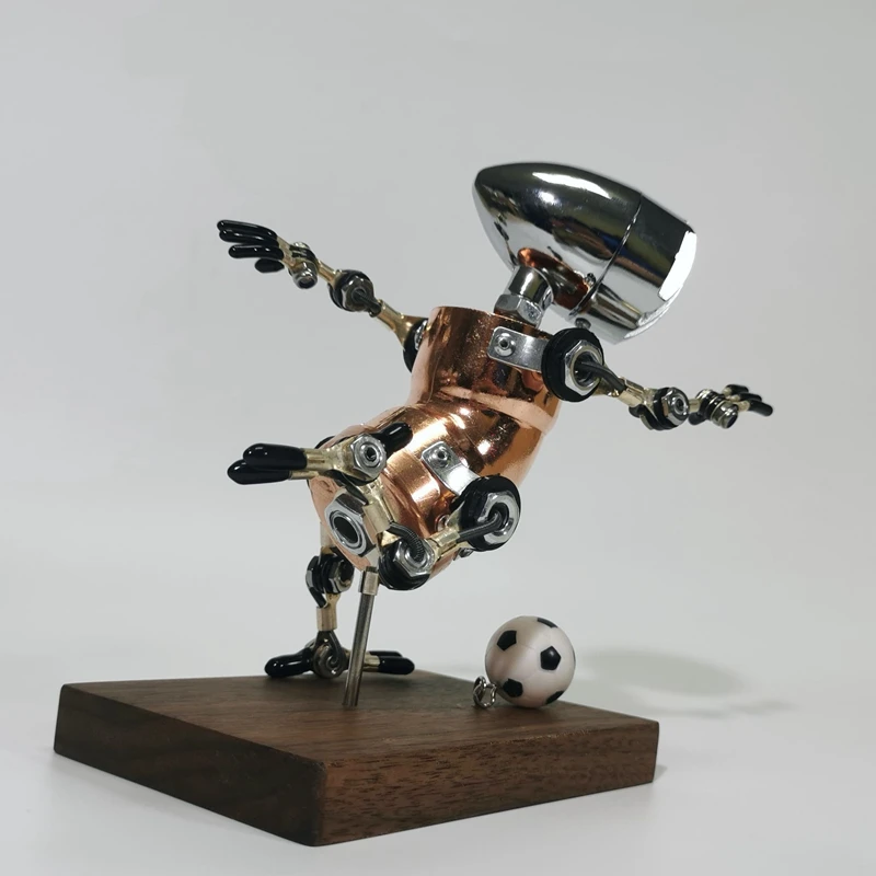 Industrial style steampunk robot creative ornament mechanical desktop decoration sports football