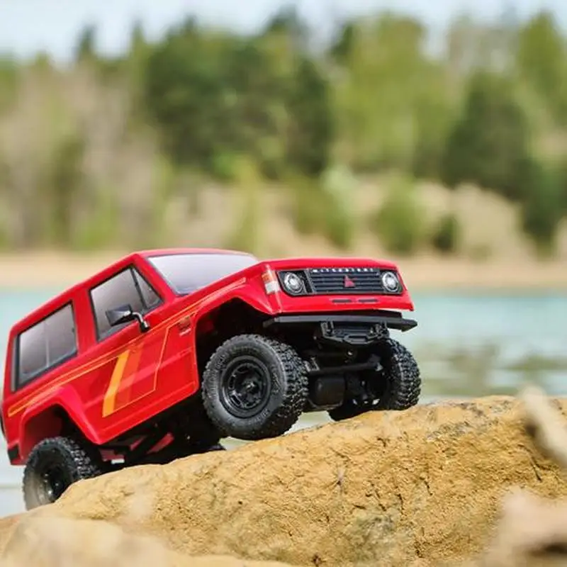 Carisma 1/24 voiture télécommandée escalade voiture d'escalade lente voiture à quatre roues motrices modèle de véhicule tout-terrain voiture de Simulation
