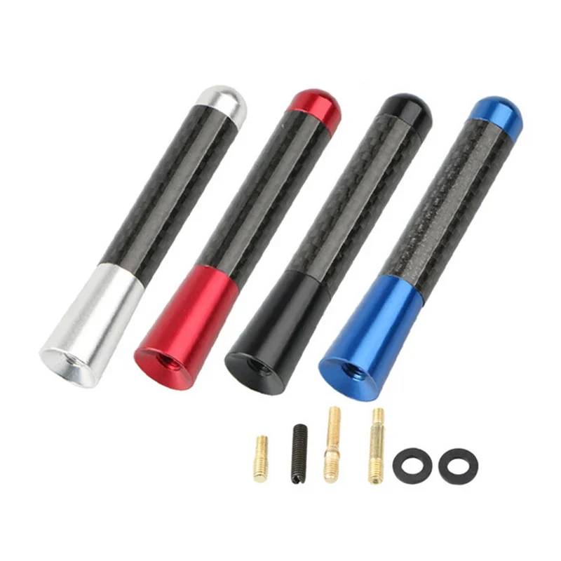

Car Antenna Decorative Car Antenna Enhanced Signal 3.5/8/12cm Mast Carbon Fiber Radio Automobile Accessories