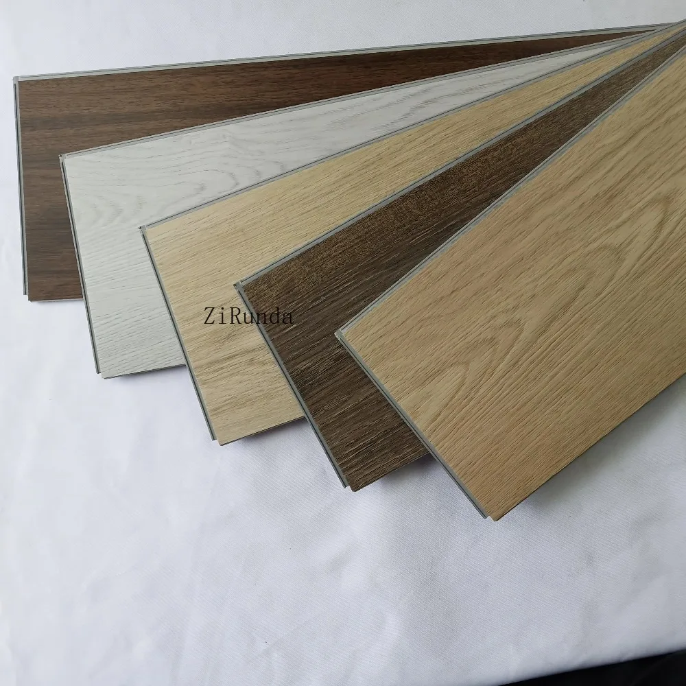 Versão personalizada 8 polegadas x 48 polegadas cozinha núcleo duro SPC piso de plástico resistente ao desgaste padrão de mármore de pedra