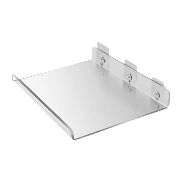 Clear Acrylic Makeup Display Shelf Wall Mounted Organizer Shelf Practical Storage Rack for Living Room and Office