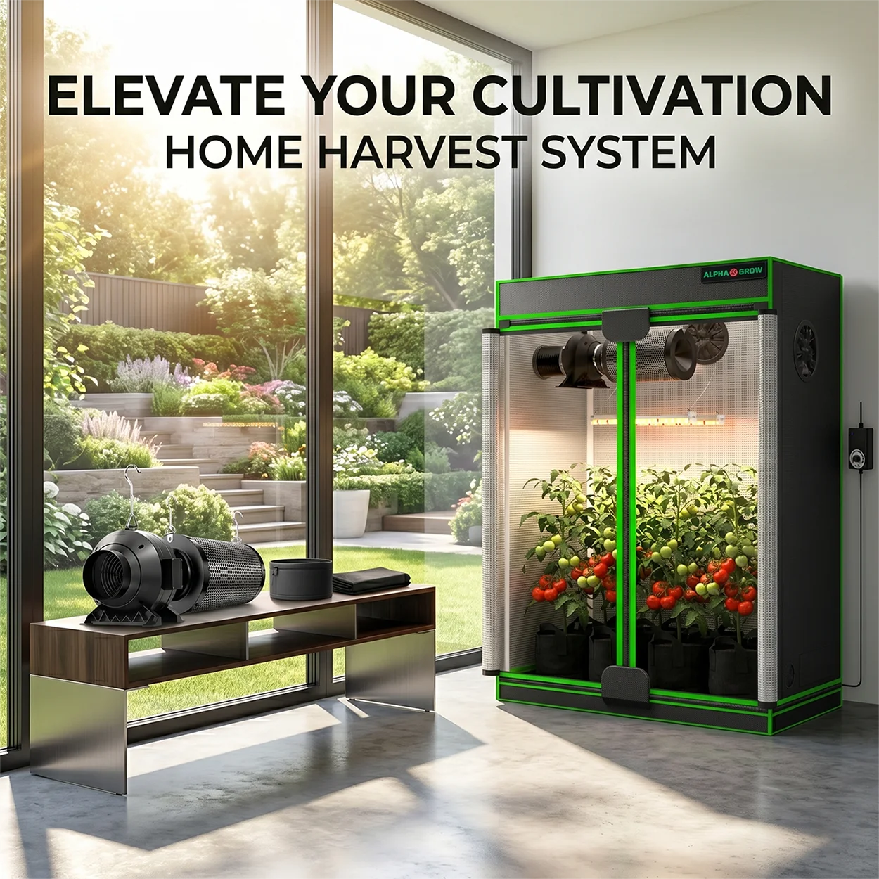 Carbon Filter Inline - 1680D 4x2 Grow Tent Complete Kit