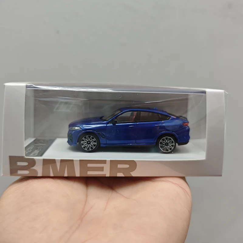 BMER Diecast 1:64 BMW X6M Alloy Car Model BMW Play Vehicles Collectible Model Cars Toys for Boys Gift