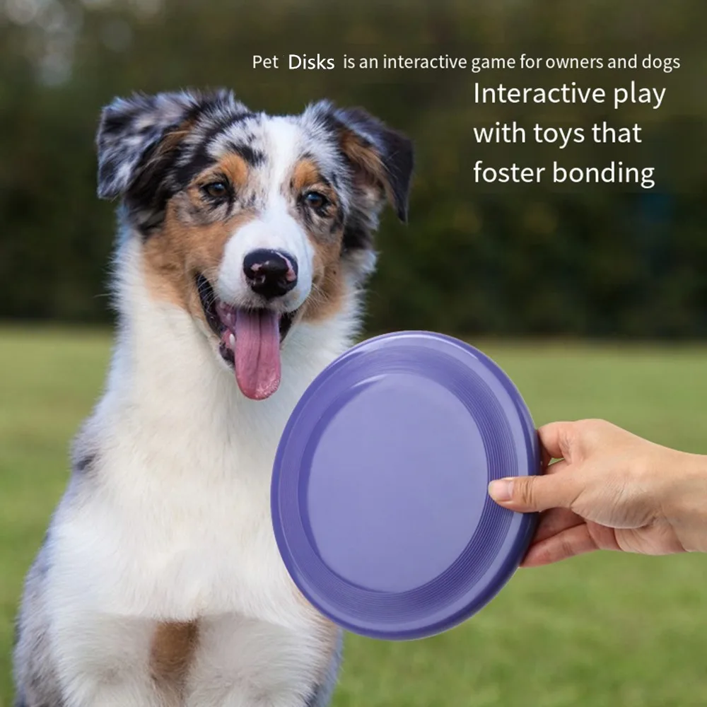 Silicone Dog Flying Discs Toy Sport Float Bite Disk For Dogs Puppy Throwing Plate Interactive Training Outdoor Feed Pet Supplies