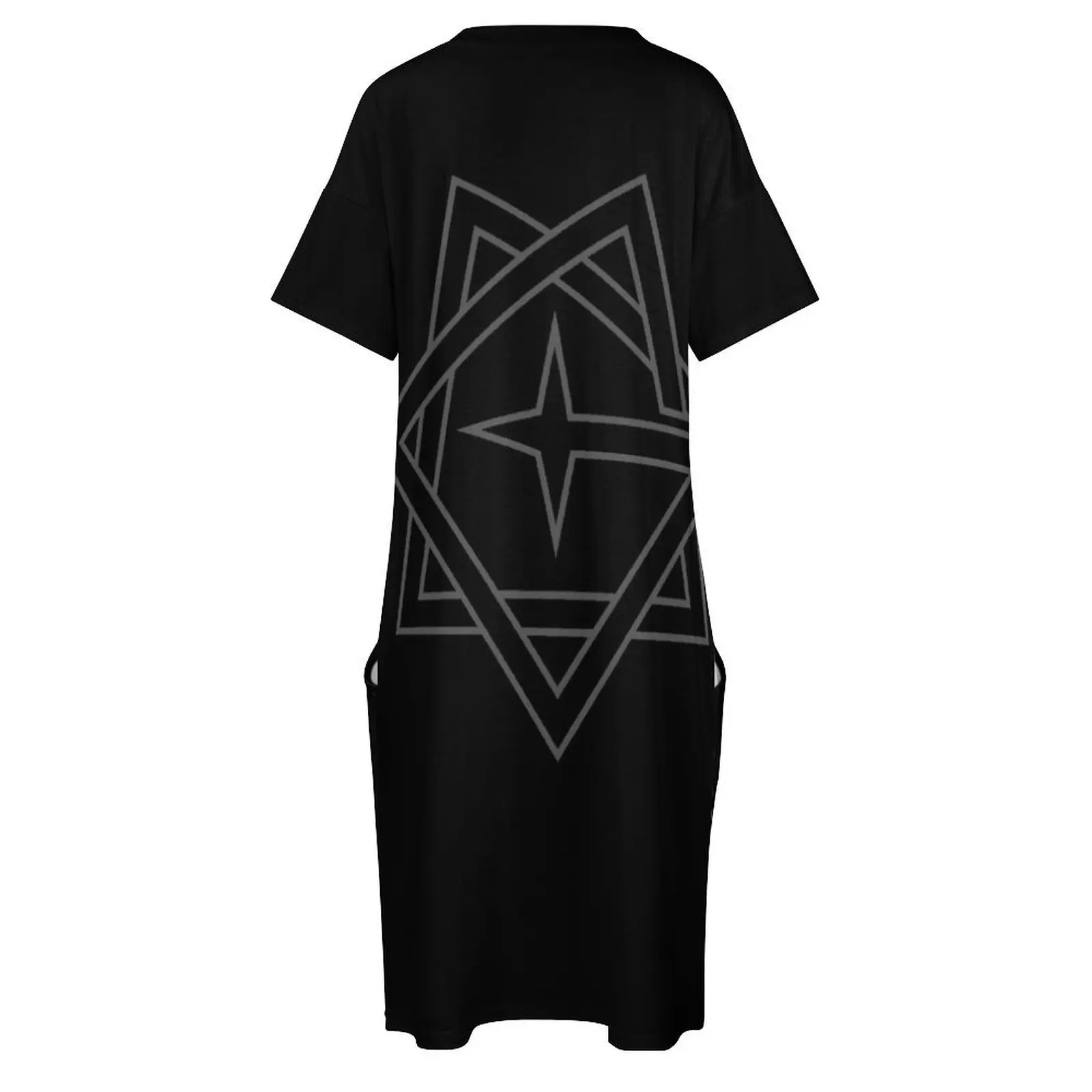 Ghost band Tobias forge Loose Pocket Dress Woman fashion women evening dress