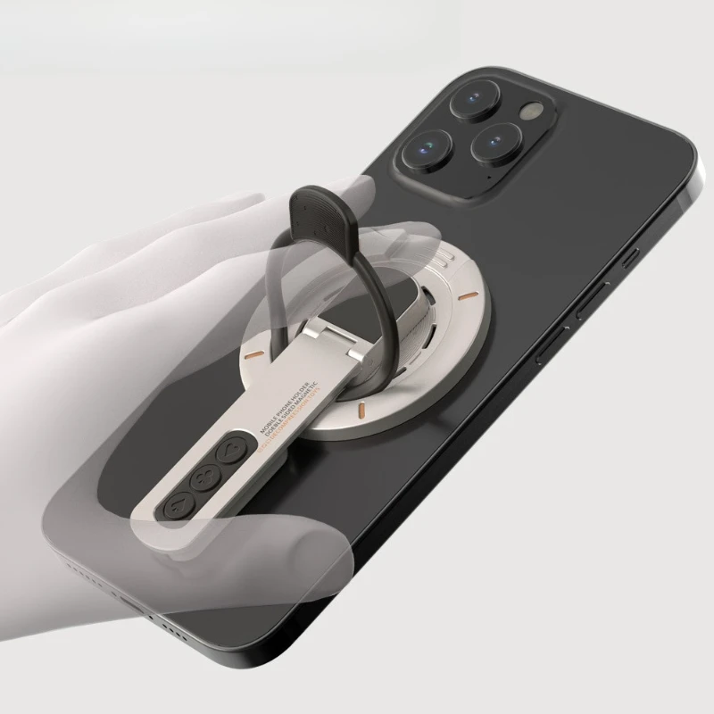 

Держатель для мобильного телефона, вращение на 360 градусов, горизонтальное и вертикальное переключение экрана, ультратонкий светящийся двусторонний магнитный