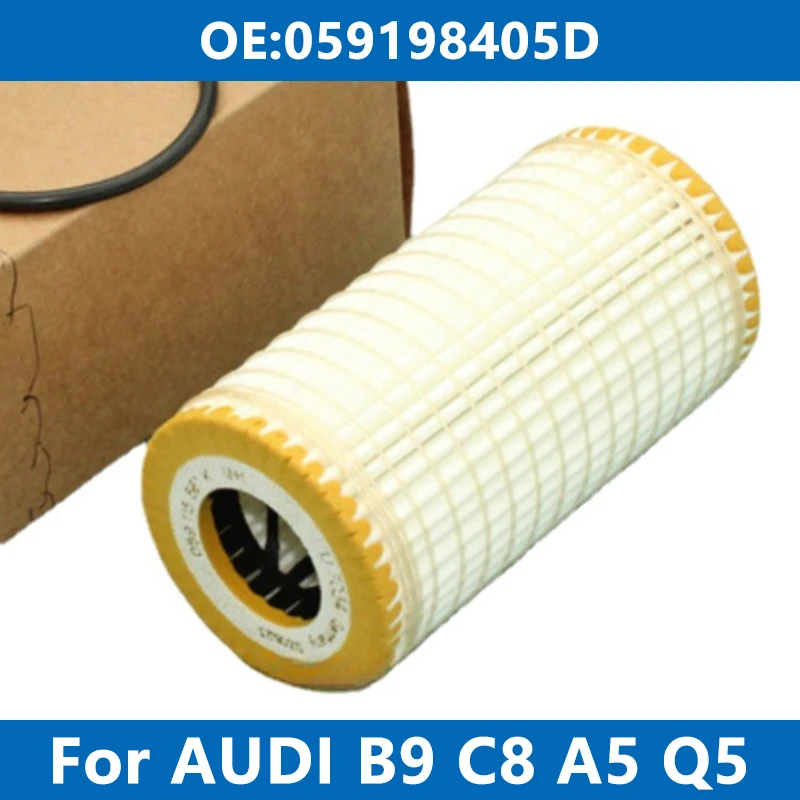 Car Oil Filter Kit 059198405D For AUDI S4 TDI Mild Hybrid quattro B9 S5 A5 50TDI A6 C8 45TDI S6 Q5 SQ5 Sportback 2019-