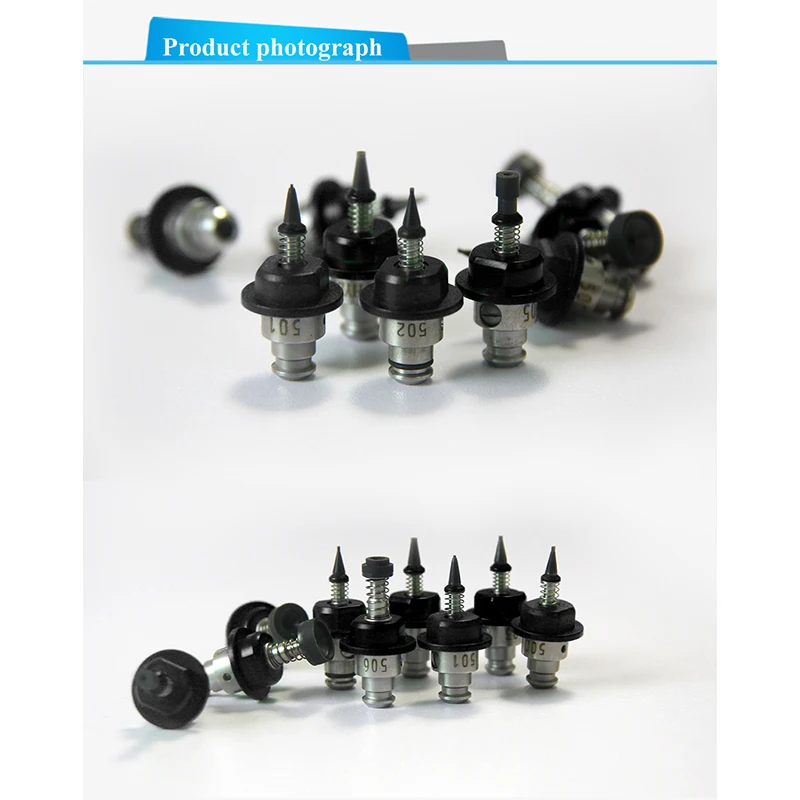 SMT Pick and Place Nozzle Compatible with JUKI Placement Machine Precision Suction Nozzle Spare Parts