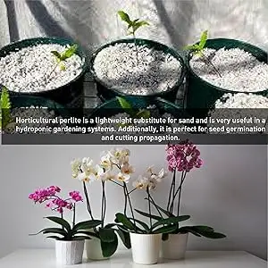 Supreme Perlite Coarse Horticultural Perlite 4 Cu Ft, Soil Aeration Potting Mix, Natural Growing Media for Indoor Outdoor Plants