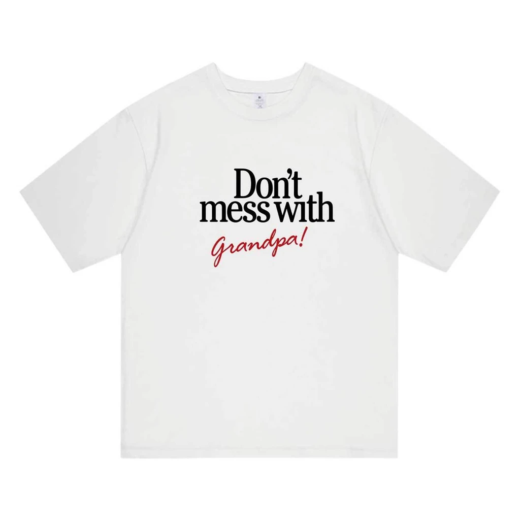 Men Sport Waves Printe T-shirt STAR SAME DONT MESS GRANDPA Casual Shirt Short Sleeve Top Gym TShirt Men LOOSE Rashgard