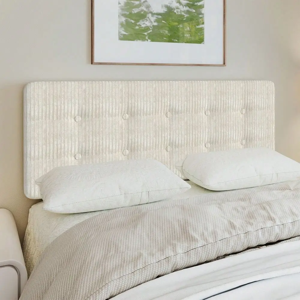 

Stick holstered Headboard Easy SelfAdhesive Fabric Headboard With Soundproof Wall Panels Channel Tufted, Wall Mounted, No Too