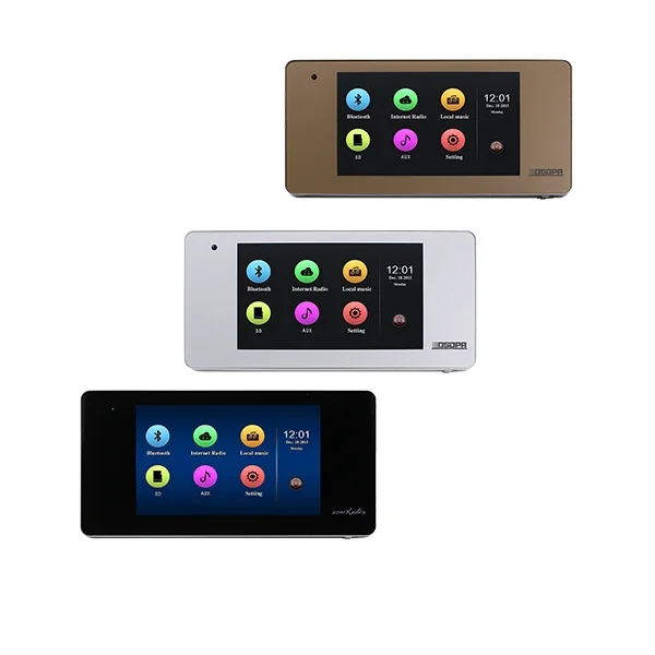 

Умная аудиосистема для дома: сенсорный стереоусилитель с Wi-Fi, Bluetooth и пультом ДУ, встраиваемый в стену