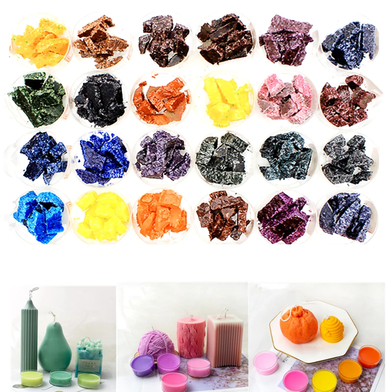 10g DIY Candle Wax Pigment Colorant Non-toxic Soy Candle Wax Pigment, Used To Make Scented Candles or Soap Dyes