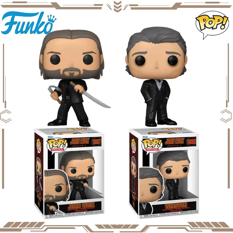 

Funko POP Original John Wick：Chapter John Wick Winston Action Figure Toys for Boys Girls Gift Collectible Model Ornaments