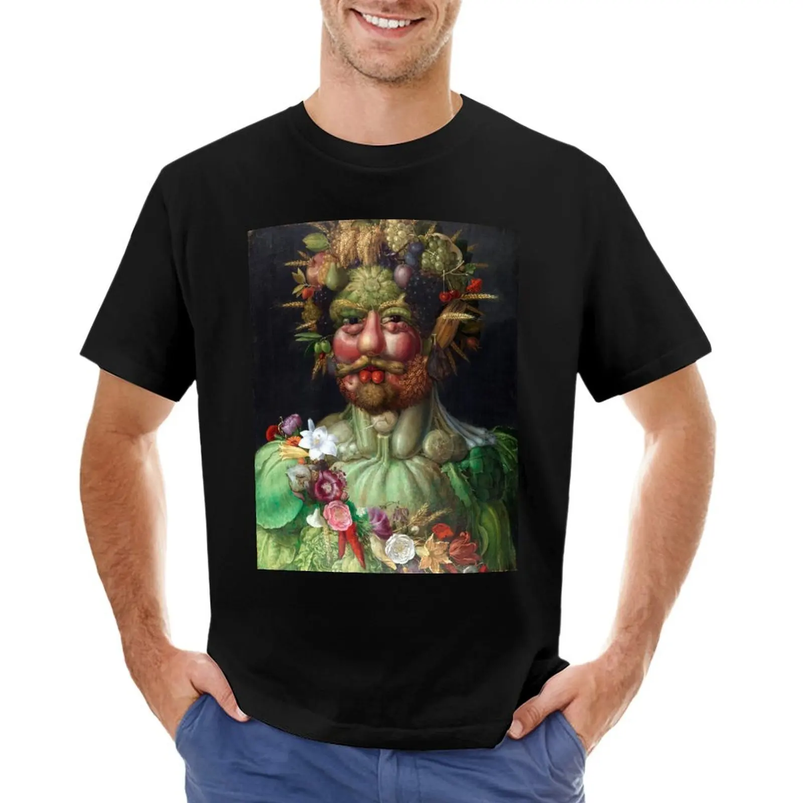 Giuseppe Arcimboldo Vertumnus T-Shirt custom t shirt animal prinfor boys plus size men clothing