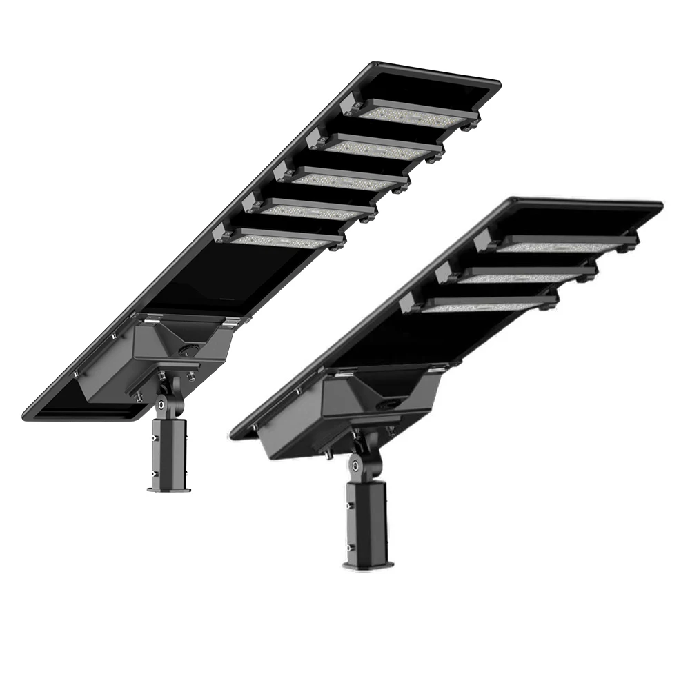 Manual Adjust Angle Solar LED Street Lights 100W-400W Range IP65 Aluminum Body DC Power Supply Road Garden ROHS Certified