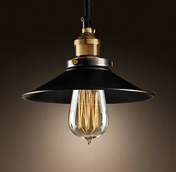Loft Northern American Country Warehouse Industrial Bar Counter Edison Bulbs Restaurant Little Black Dress Dropligh