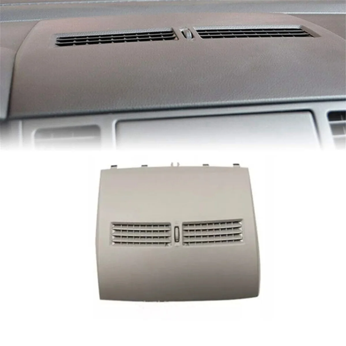 Car Dashboard Air Conditioning Outlet Panel Assy 68414-EL00A for Nissan Tiida 2004-2011 Center A/C Air Vent Trim Cover B