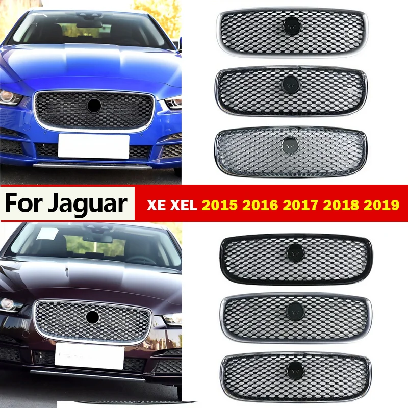 

Для Jaguar XE XEL 2015 2016 2017 2018 2019 2020 Автомобильная передняя гоночная решетка, подтяжка капота, ремонтная сетка, модифицированная замена сетки