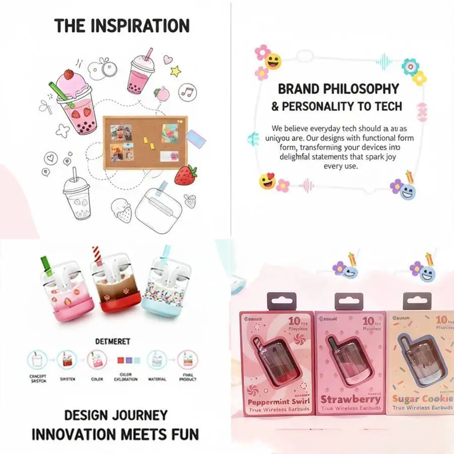 الإبداعية السائل فقاعة فنجان شاي تحت عنوان TWS سماعات بلوتوث تتدفق الرمال تصميم كوب المشروبات سماعات الأذن بطارية طويلة HiFi الصوت #5