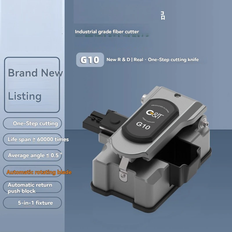 

G10 High-precision Press Type Cutting Knife for 0.5 Degree Fiber Optic Cutting, Optical Cable Tail Fiber, and Leather Wire