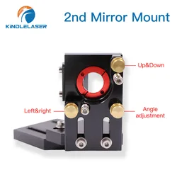 KINDLELASER CO2 Mirror Mount Black Second Laser Mount Mirror 25mm Integrative Mount For Laser Engraving Machine