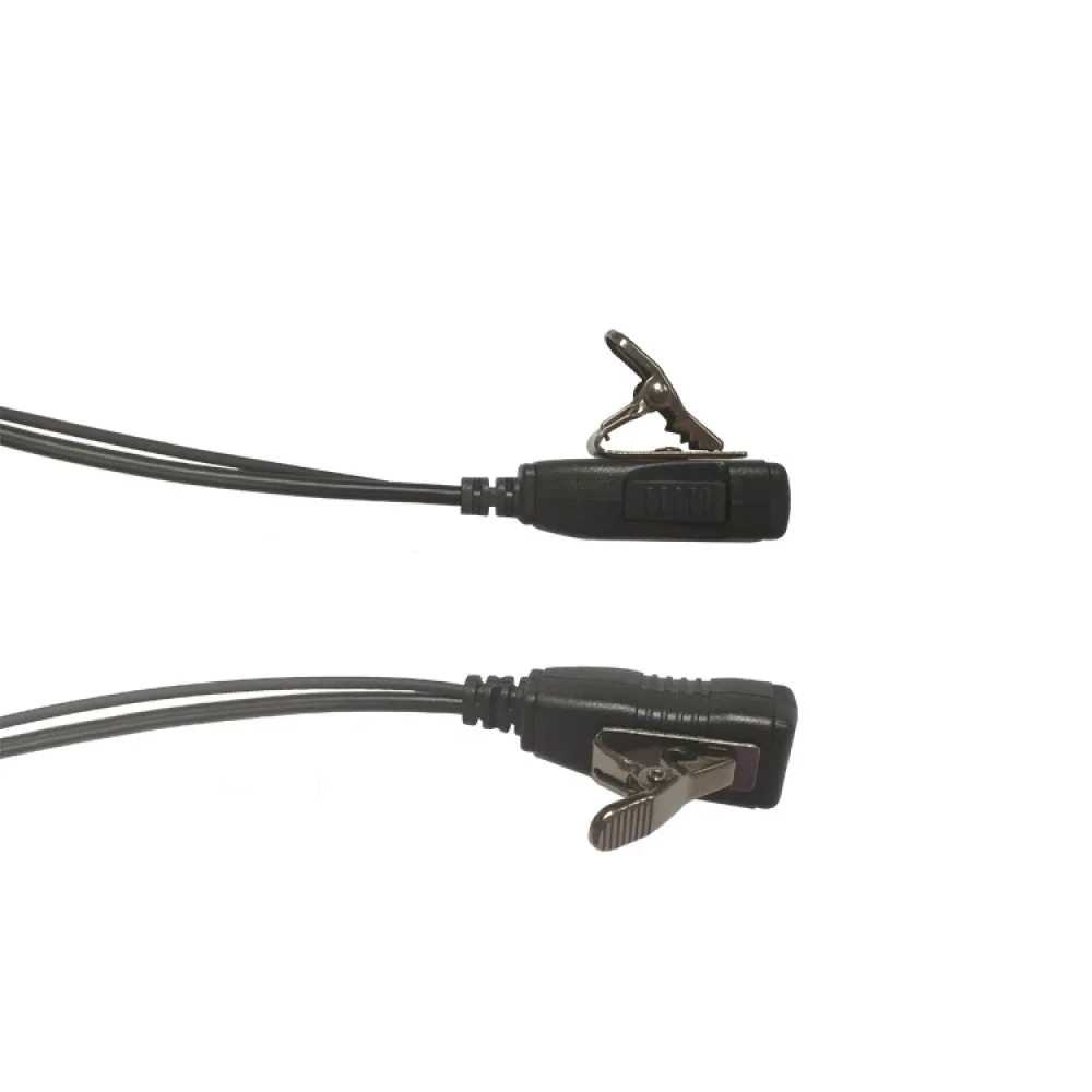 M Plug Headset with PTT Button Intercom Accessories for MTLA Walkie-talkie Ear-Hook Type Earphone with Mount Clip