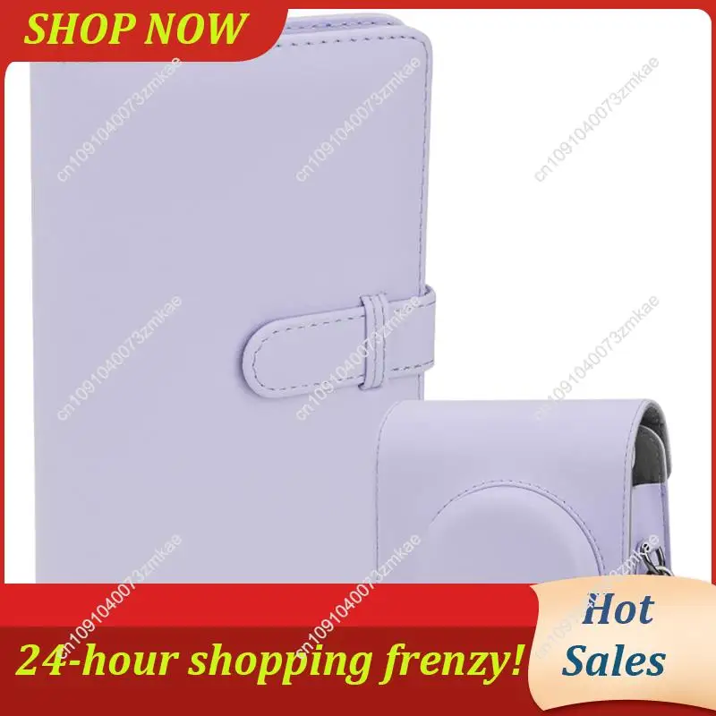 

Daily Sale Camera Bag For Instax Mini 12 11 For Fujifilm Film Camera Case 108 Pockets 3 Inch Mini Film Photo Album Book