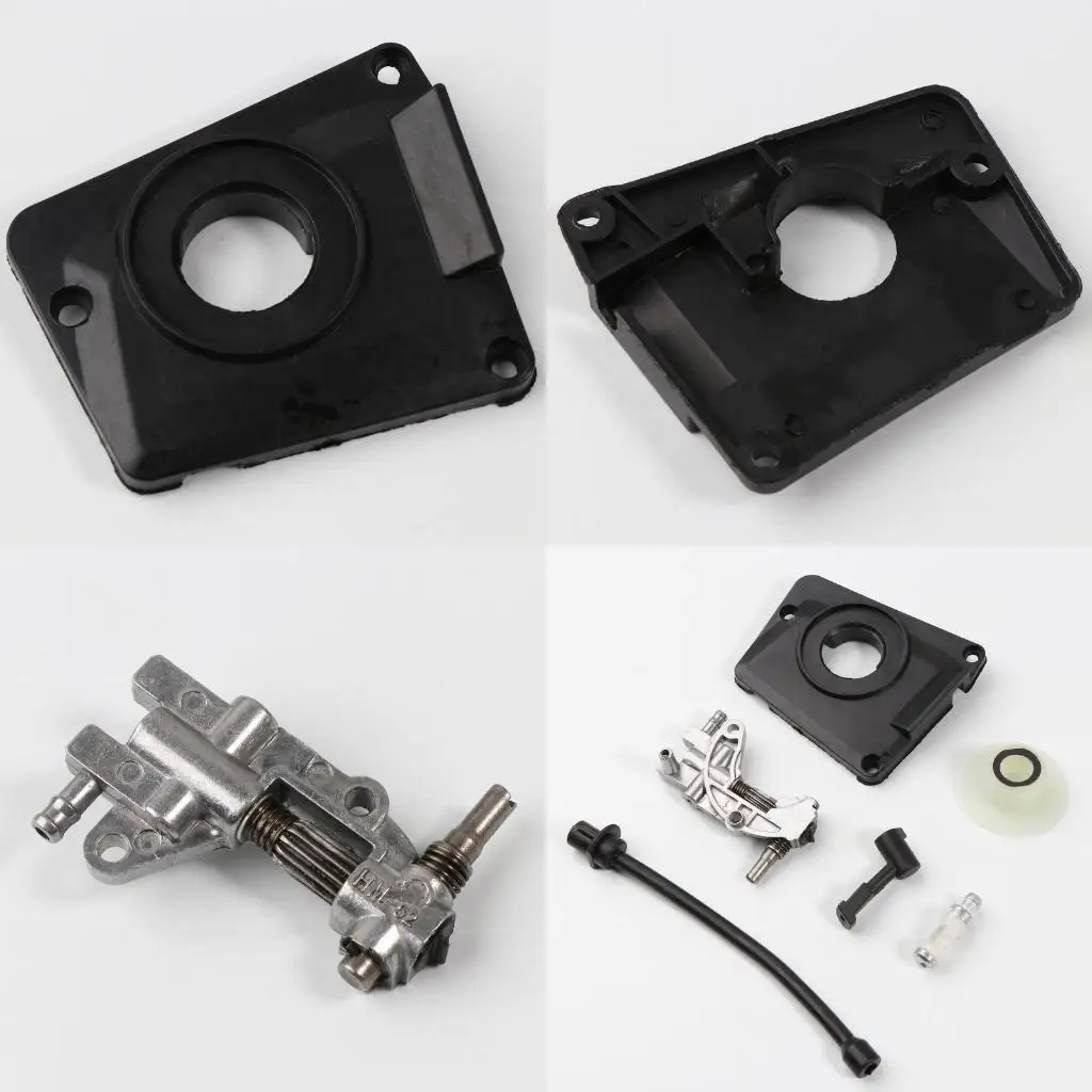 

R9UF 1 Set Carburetor Oil Drive Cover for Chine 4500 5200 5800 45CC 52CC 58CC Chainsaw for w/ Worm Gear Oil Filter