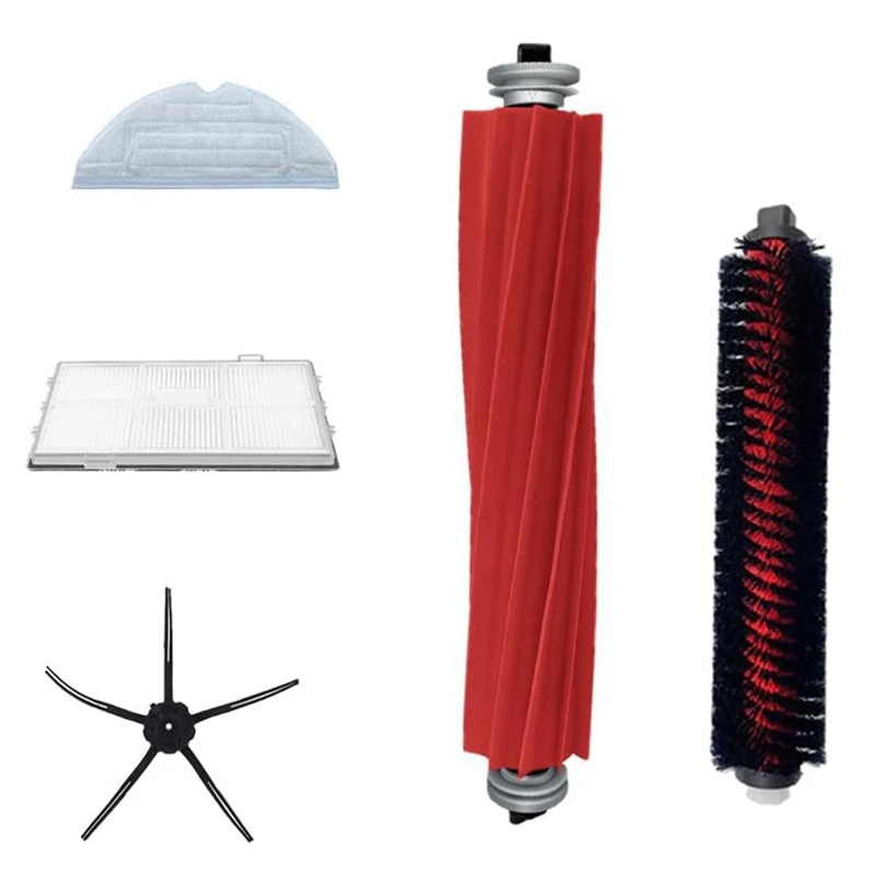 ABBK-For Roborock S7 Maxv Ultra / S7 Pro Ultra Vacuum Cleaner Main Side Brush HEPA Filters Mop Cloths Dust Bags Accessories