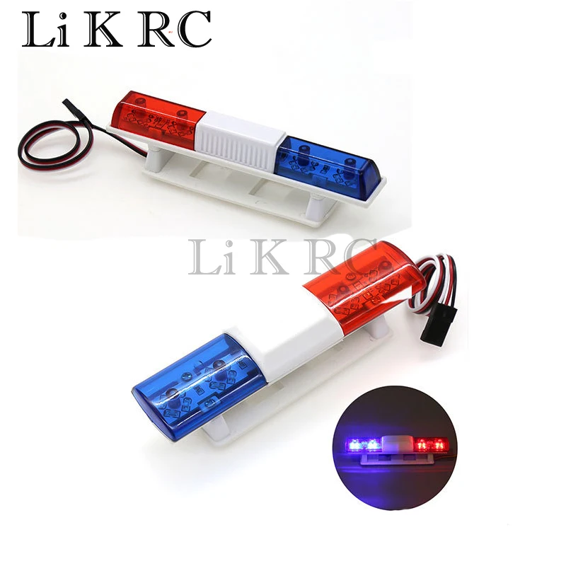 

2 Models RC Car Accessories Led Police Flash Light Alarming Light for 1/10 HSP Kyosho Traxxas Tamiya Axial SCX10 D90 RC Car Part