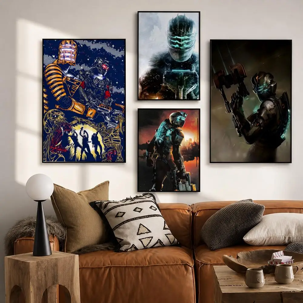 Video Game Dead Space Poster HD poster wall art self-stick no-residue for home cafe office great gift