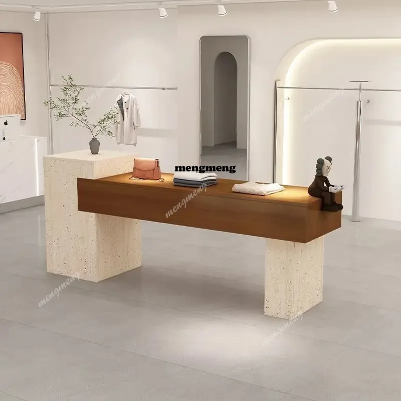 

Table Furniture Display Stand Store Simple Counters Jewelry Display Stand Clothing Artificial Board Furniture