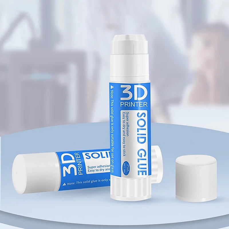 1Pc Glue Stick Solid Adhesive For 3D Printer Hot Bed Glass Textured Paper Solid Glue Water-Soluble PVA Glue Stick Accessories