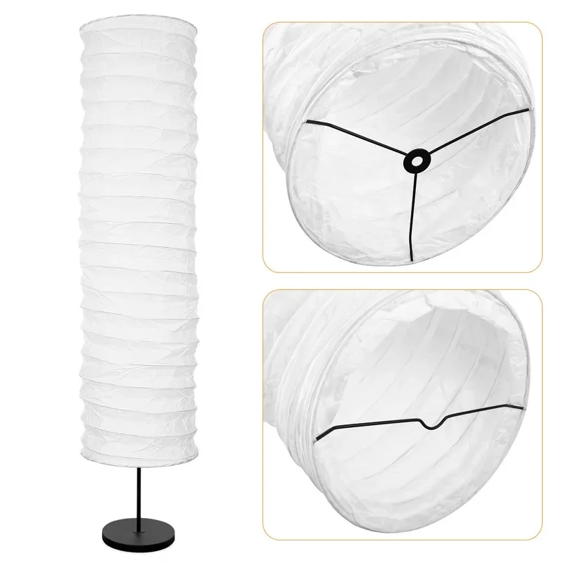 Nordic Modern Rice Paper Floor Lamp Shade, Simple Standing Lamp Cover Decorative Lampshade For Living Room Home Decoration