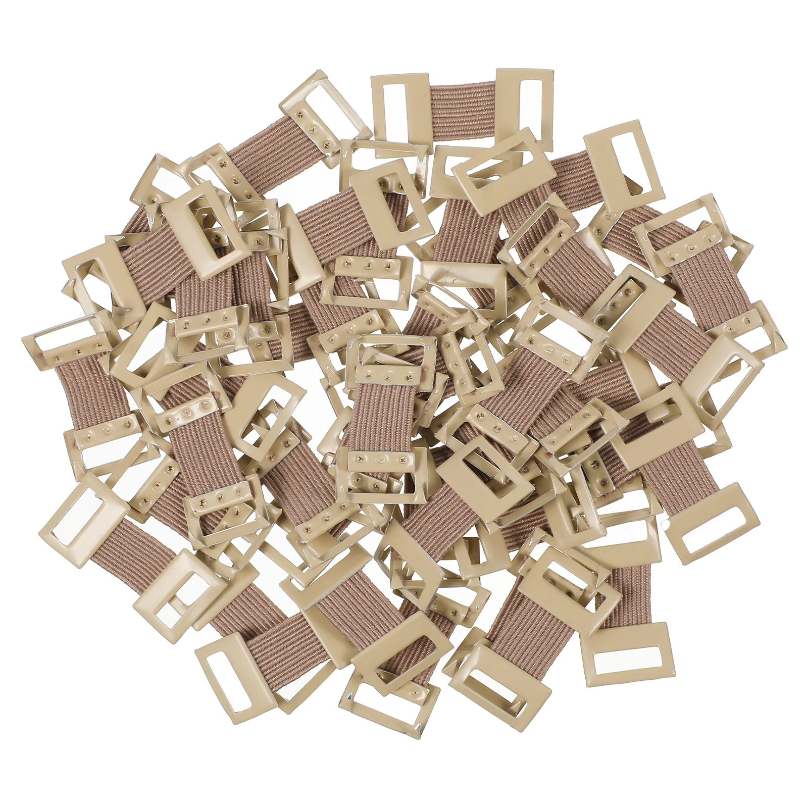 

50pcs Elastic Clips Stretch Metal Clasps Bandage Clips Support Sprains Strains Replacement Clasps For Crepe Compression Bandages