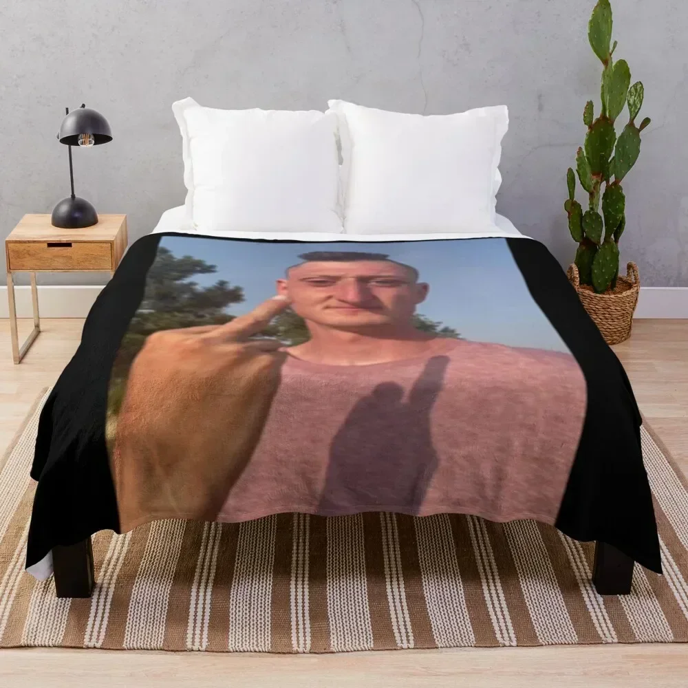 

Daniel Larson Angry Classic Essential Throw Blanket Elegant Warm Throw Blanket for Hotel Home