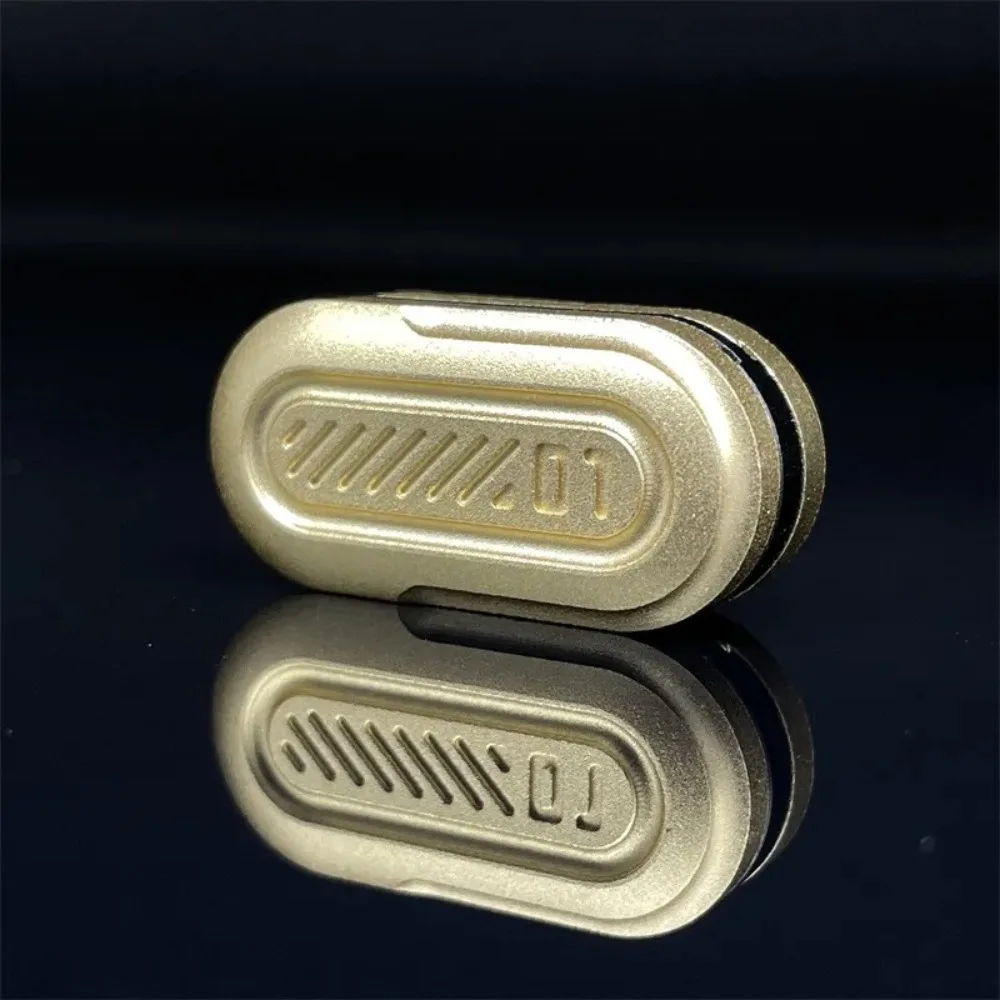 

Слайдер из алюминиевого сплава, гладкая поверхность, трехслойные металлические игрушки-непоседы, карманные игрушки с СДВГ, магнитный слайдер для офиса и дома