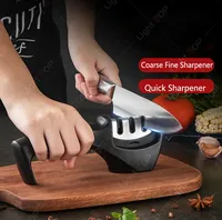 Professional Knife Sharpener 3/4 Stages In 1 Knife Scissors Sharpening Stone Diamond Kitchen Knife Grinder Whetstone Tool