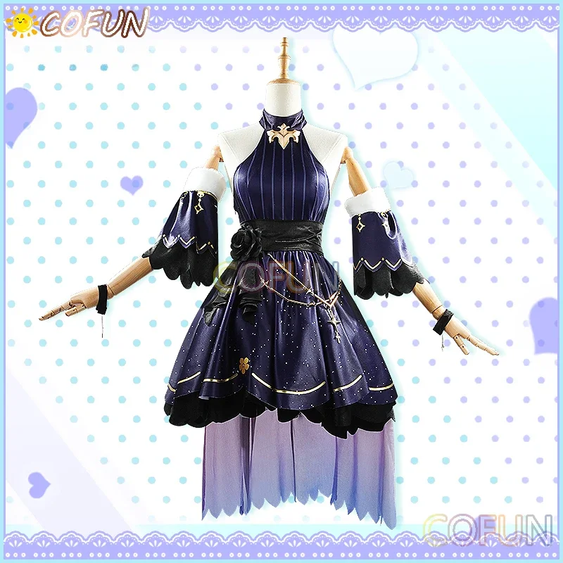 COFUN [Customized] Vtuber Nijisanji Inui Toko Cosplay Costume Lovely Dress Uniform Halloween Outfit Women New