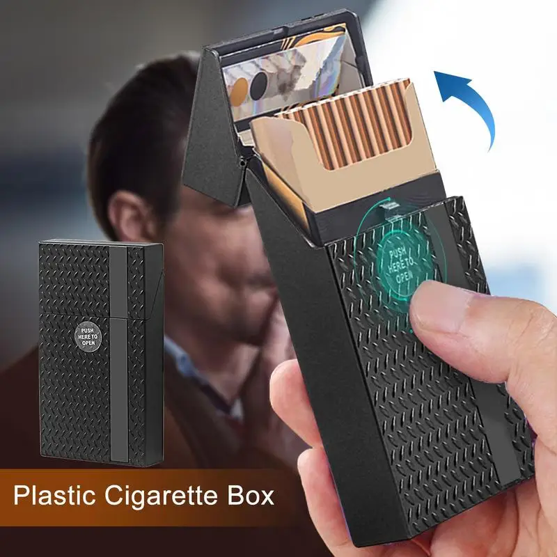 Portable Cigarettes Case Cigarettes Carrying Box For 20-piece Slim Cigars Cigarettes Protective Case Extended Multifunctional