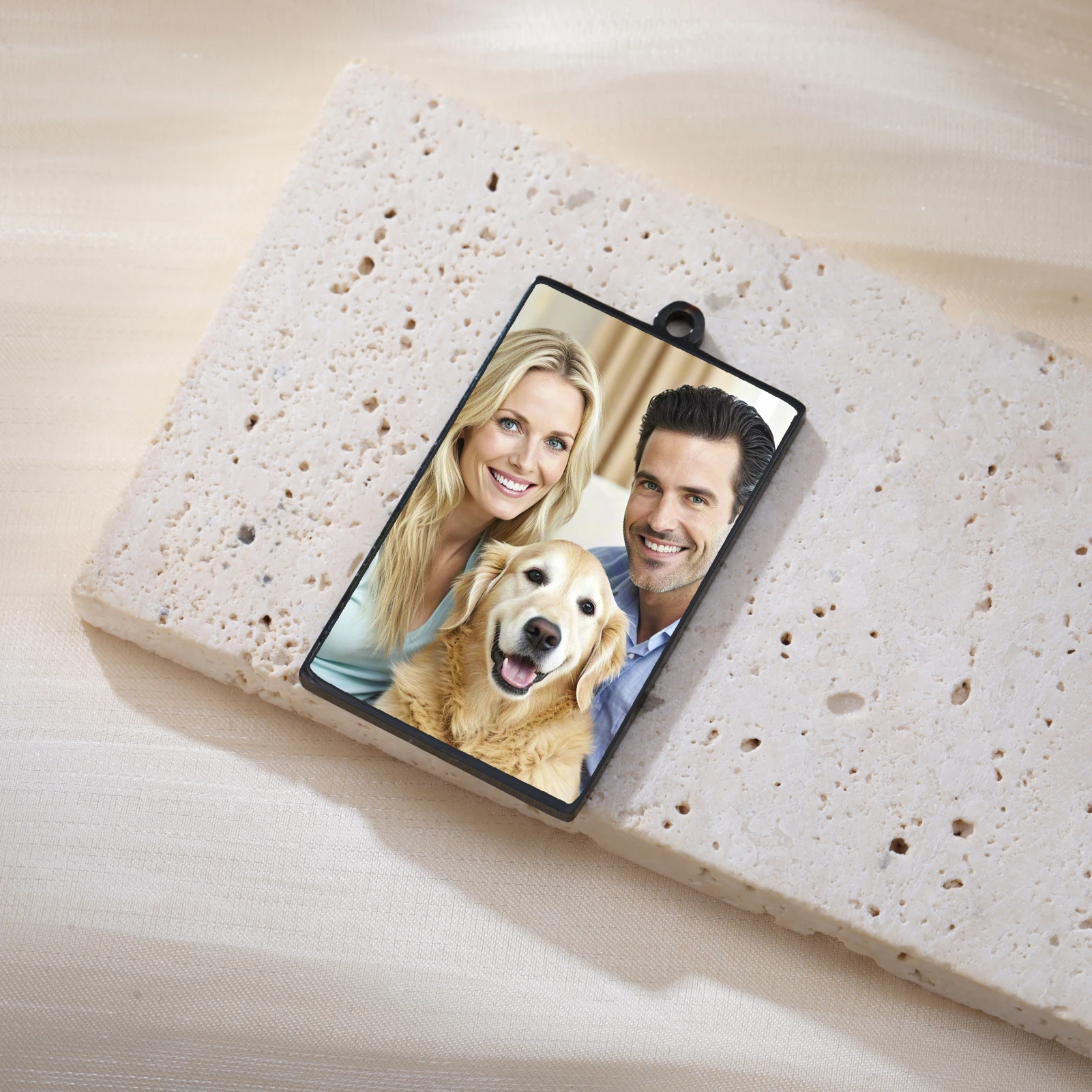 

Kkjoy Exclusive Customized Color Printing Pendant Customizable Photos Family Lovers Pets Precious Memories Warm Jewelry Gifts