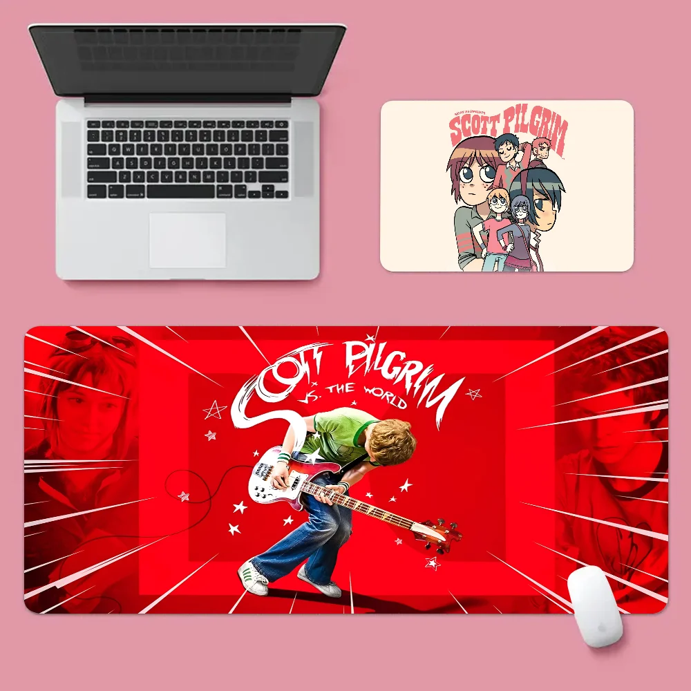 Cartoon Scott Pilgrim Vs The World My Favorite Comfort Mouse Mat Gaming Mousepad Size For Big CSGO Game Desktop PC Laptop